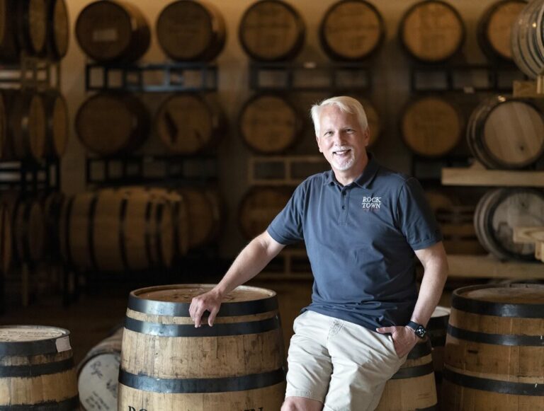 Phil Brandon, founder of Rock Town Distillery. Credit: Andrew Faulkner