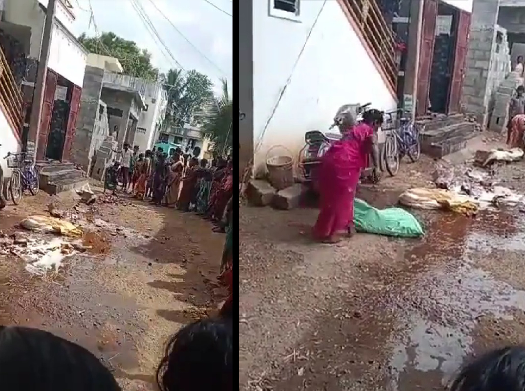 Un magasin d'alcool illégal saccagé par des habitants enragés