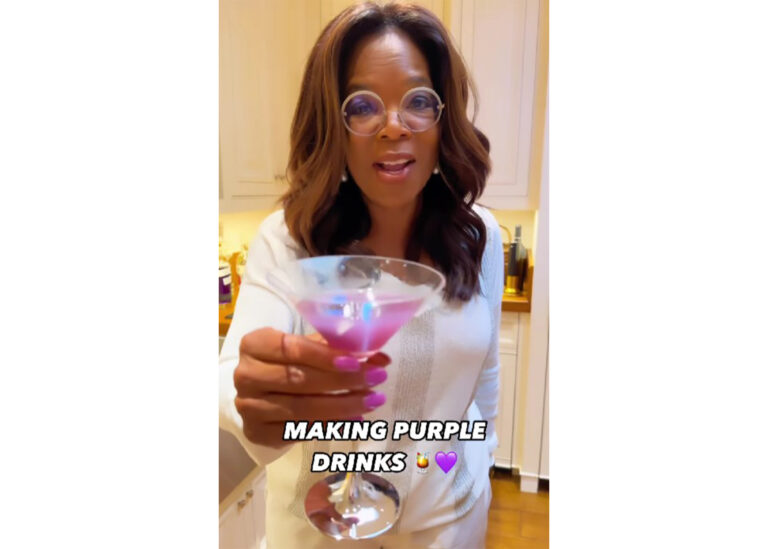 Comment préparer le cocktail « The Color Purple » d'Oprah Winfrey

