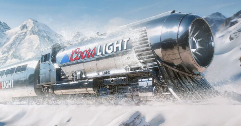 Coors Light ramène le train de bière classique pour le Super Bowl LVII

