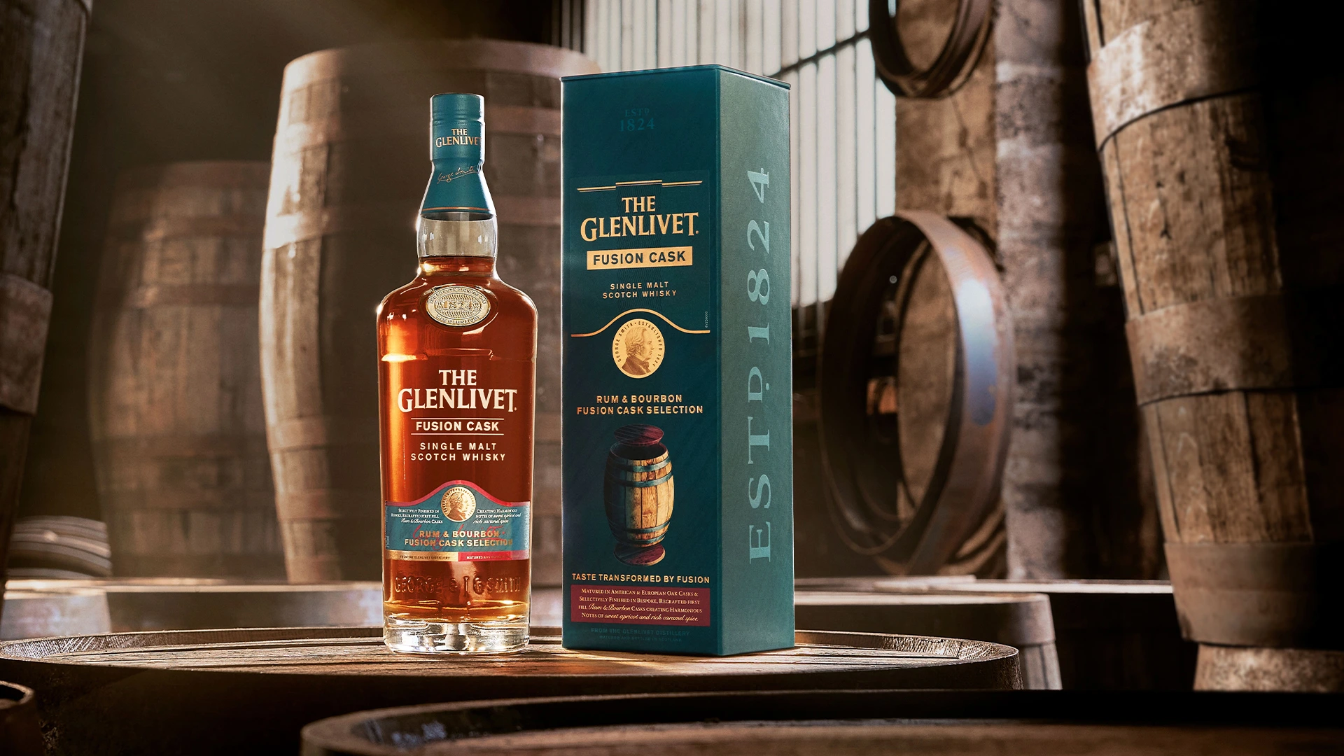 The Glenlivet launches Fusion Cask series with rum and bourbon expression