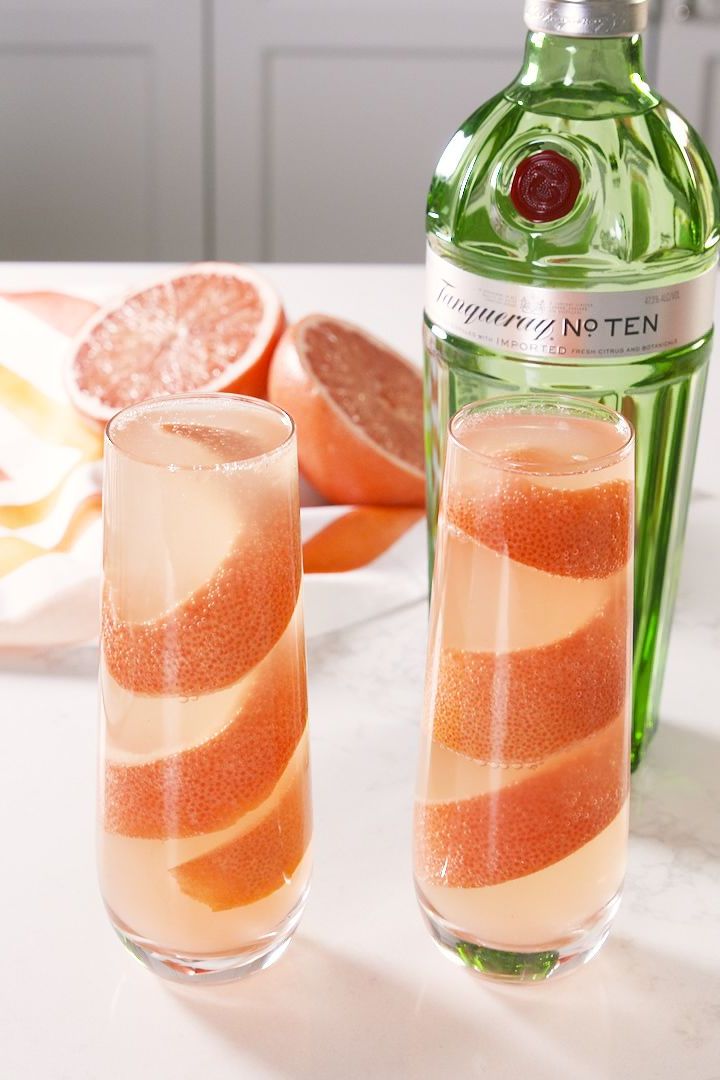 Gin-mosas au pamplemousse ginmosas au pamplemousse