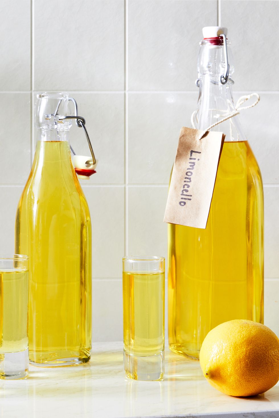 Limoncello sucre citronné et vodka