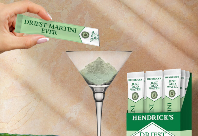 La sortie du poisson d'avril de Hendrick's Gin Does Dry Martinis
