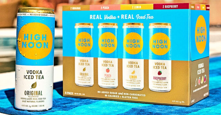 High Noon élargit son portefeuille avec un nouveau thé glacé à la vodka

