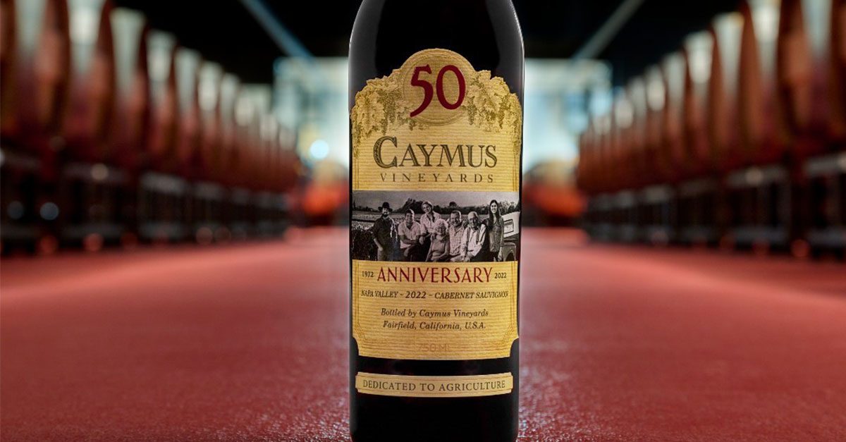 Caymus vient de sortir un Cabernet Sauvignon pour son 50e anniversaire, et nous l'avons essayé