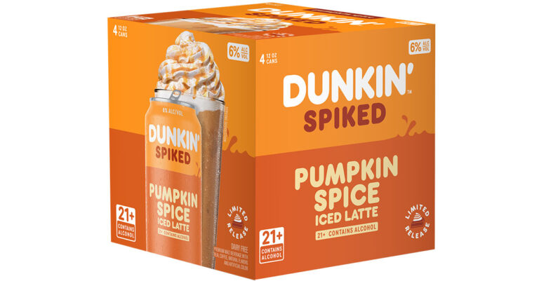 Dunkin' vient de lancer un latte épicé à la citrouille en conserve

