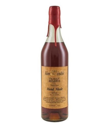 Le whisky Kentucky Straight Bourbon Old Rip Van Winkle « Pappy Van Winkle's Family Reserve » 17 ans est l'un des bourbons les plus chers au monde.