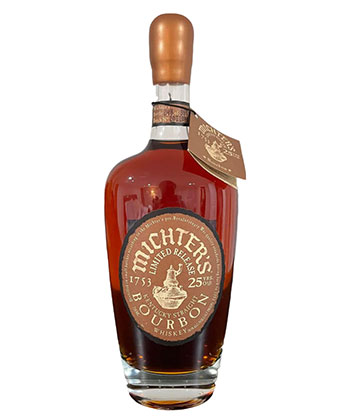 Le whisky bourbon Single Barrel de 25 ans de Michter's est l'un des bourbons les plus chers au monde.