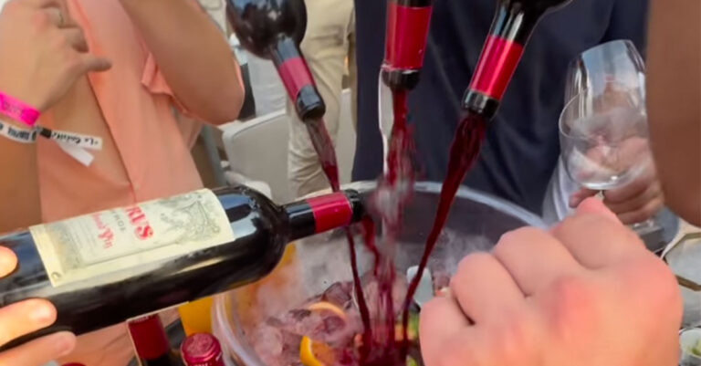Regardez une discothèque espagnole dépenser 120 000 € de Petrus dans une sangria

