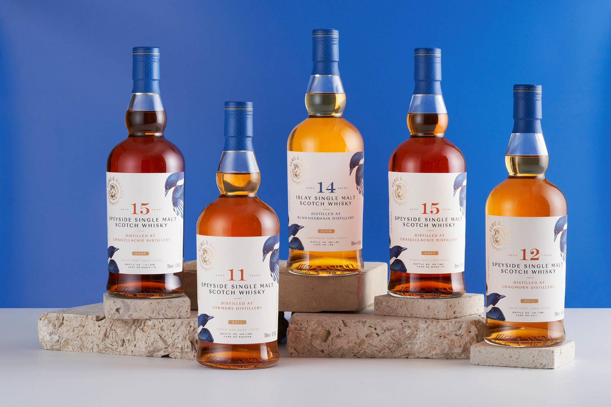 Ferg & Harris reveals five single cask bottlings