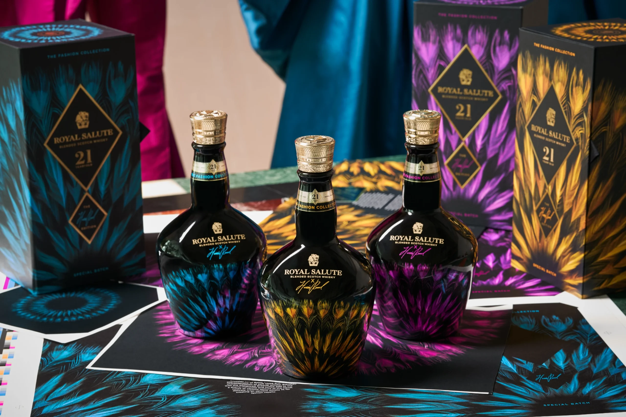 Royal Salute heralds start of London Fashion Week with Harris Reed collaboration