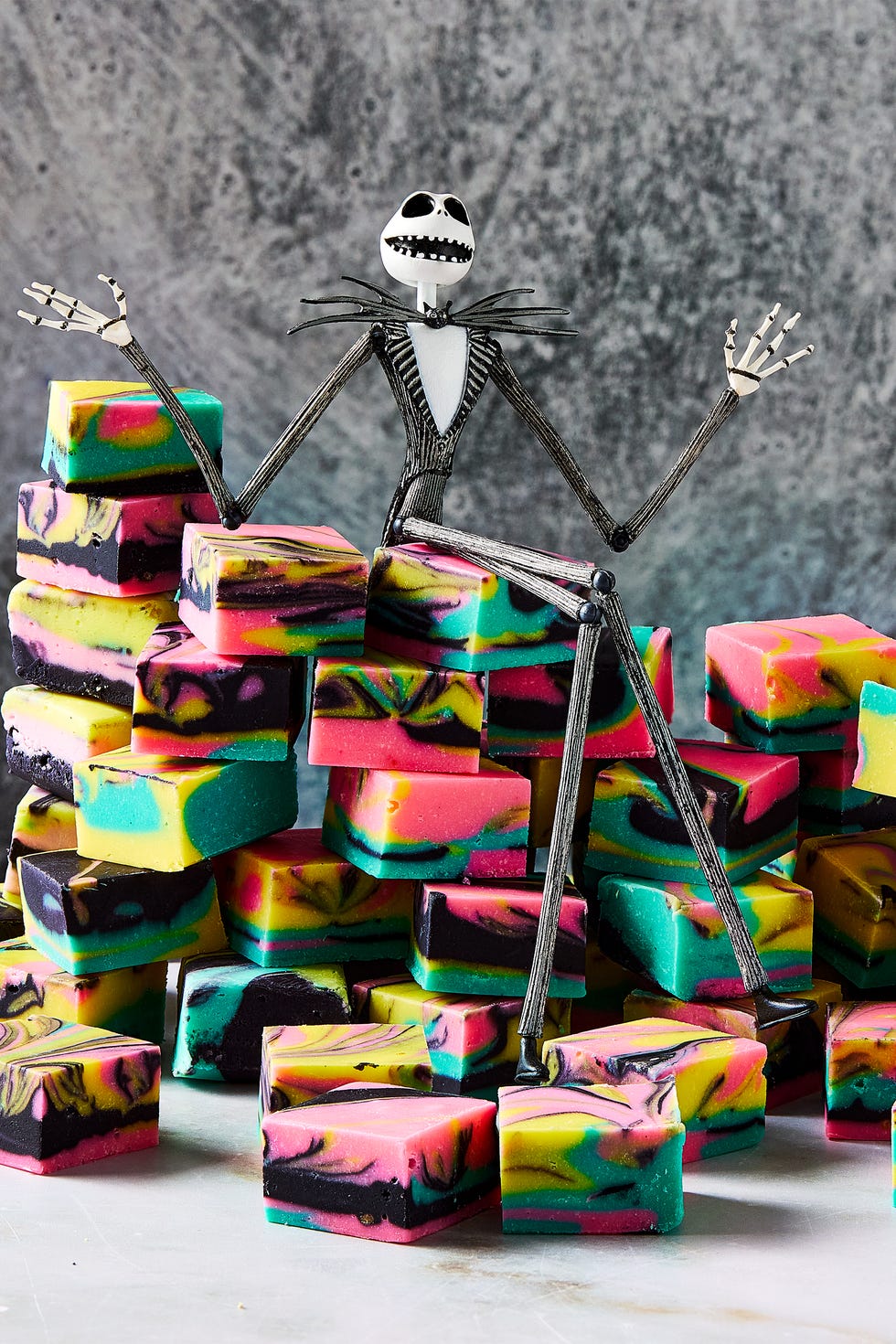 Fudge de l'Étrange Noël de Monsieur Jack fudge tourbillonné arc-en-ciel