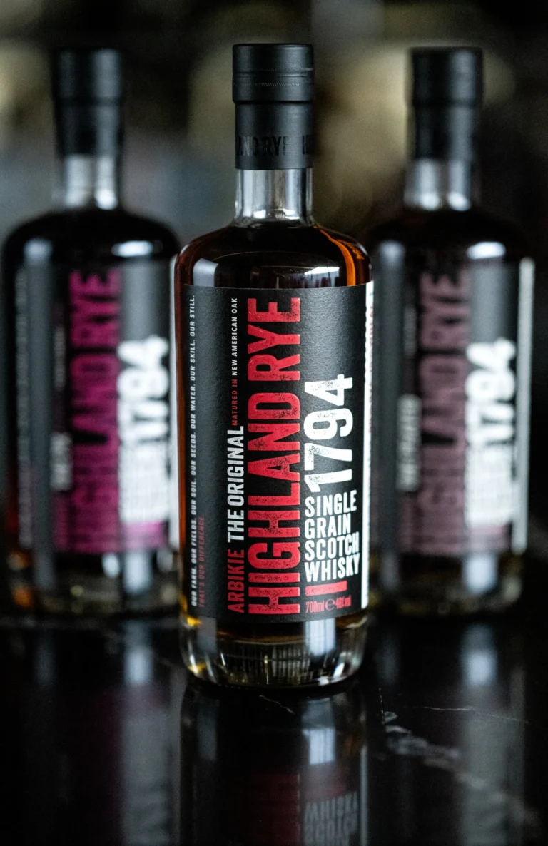 Arbikie dévoile les trois whiskies de seigle qui rejoignent sa gamme principale
