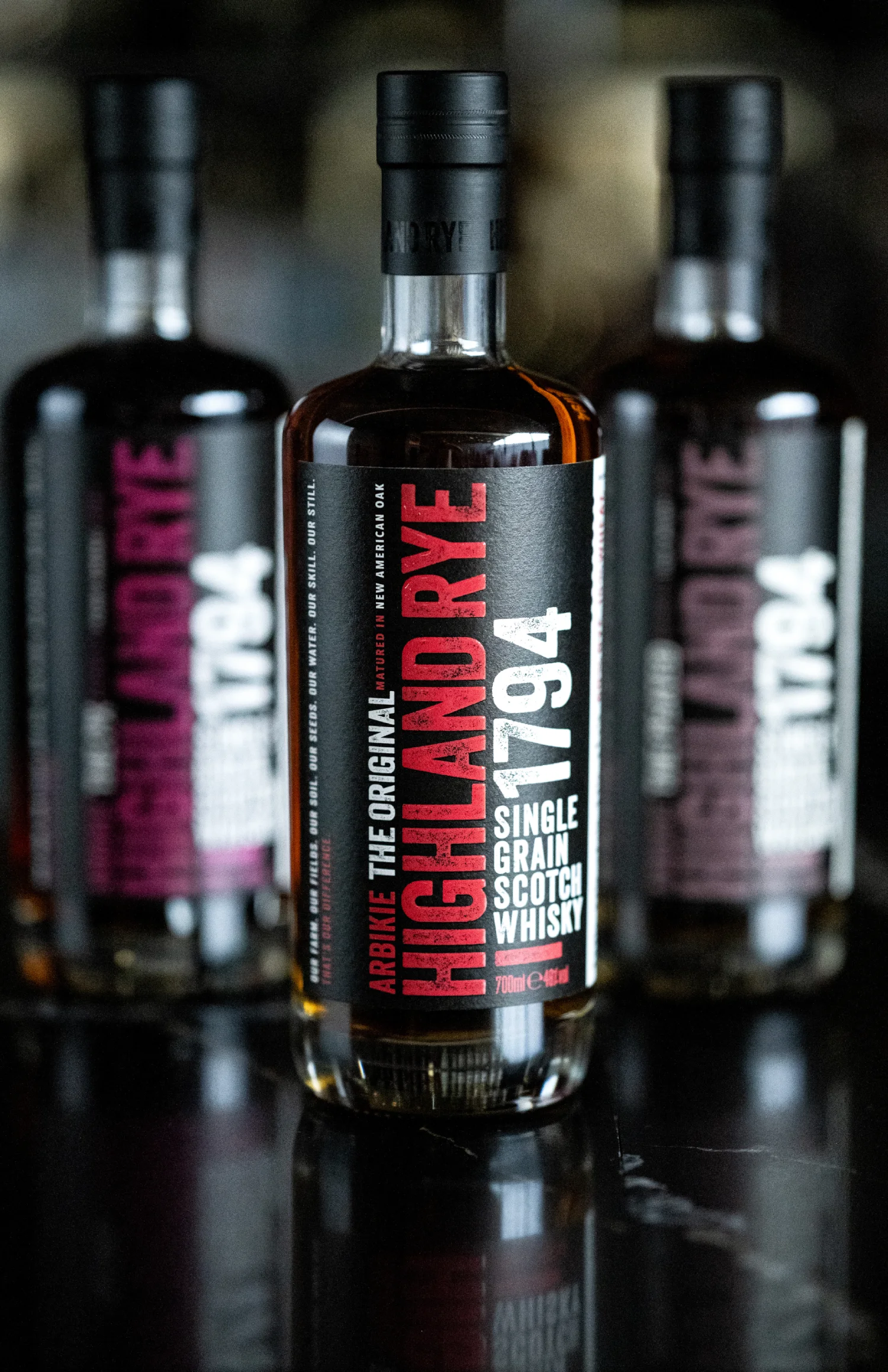 Arbikie dévoile les trois whiskies de seigle qui rejoignent sa gamme principale