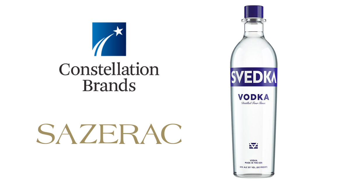 Constellation vend de la vodka Svedka à Sazerac