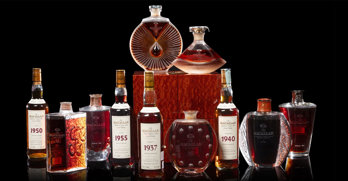 La valeur du whisky rare vendu aux enchères chute de 40 % en 2024