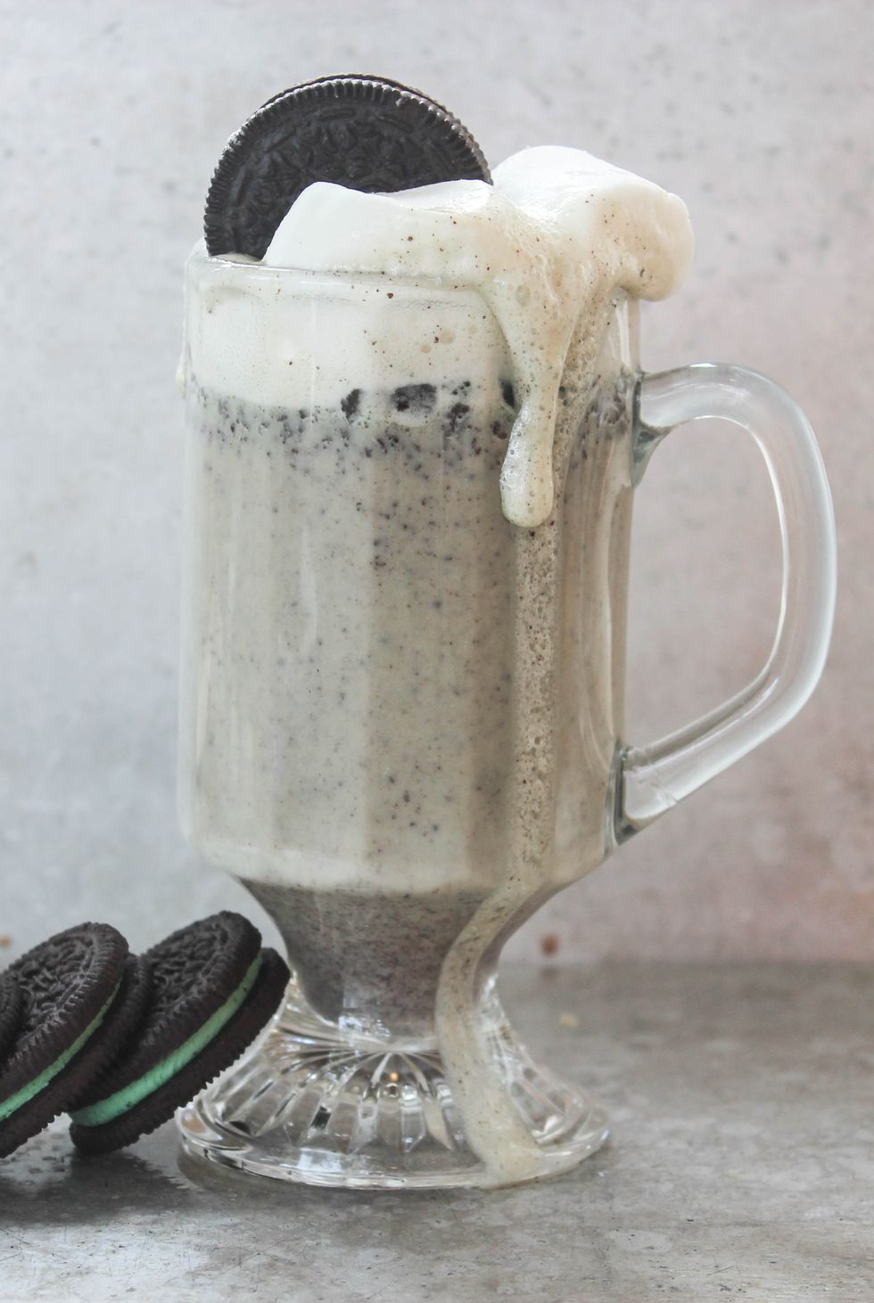 chocolat chaud à la menthe oreo
