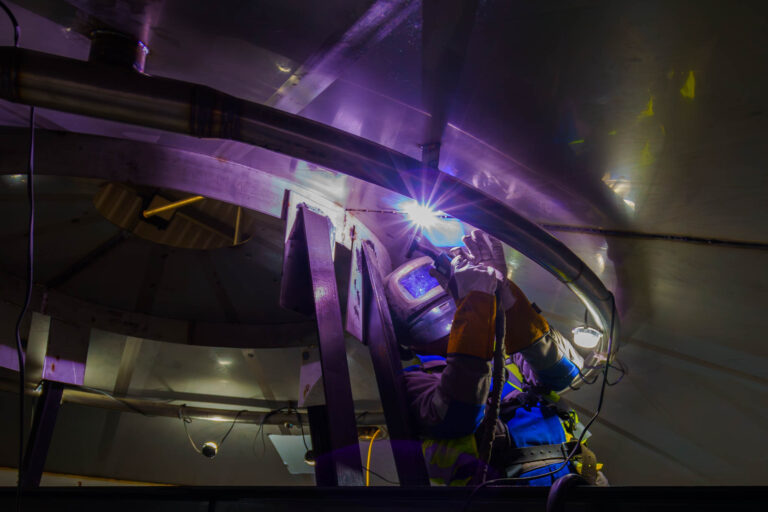 Building Ardgowan Distillery Part 6: The stainless-steel beauty of the mash tun