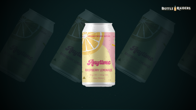 À tout moment de la limonade framboise à la limonade infusée au cannabis THC 5mg reviette
