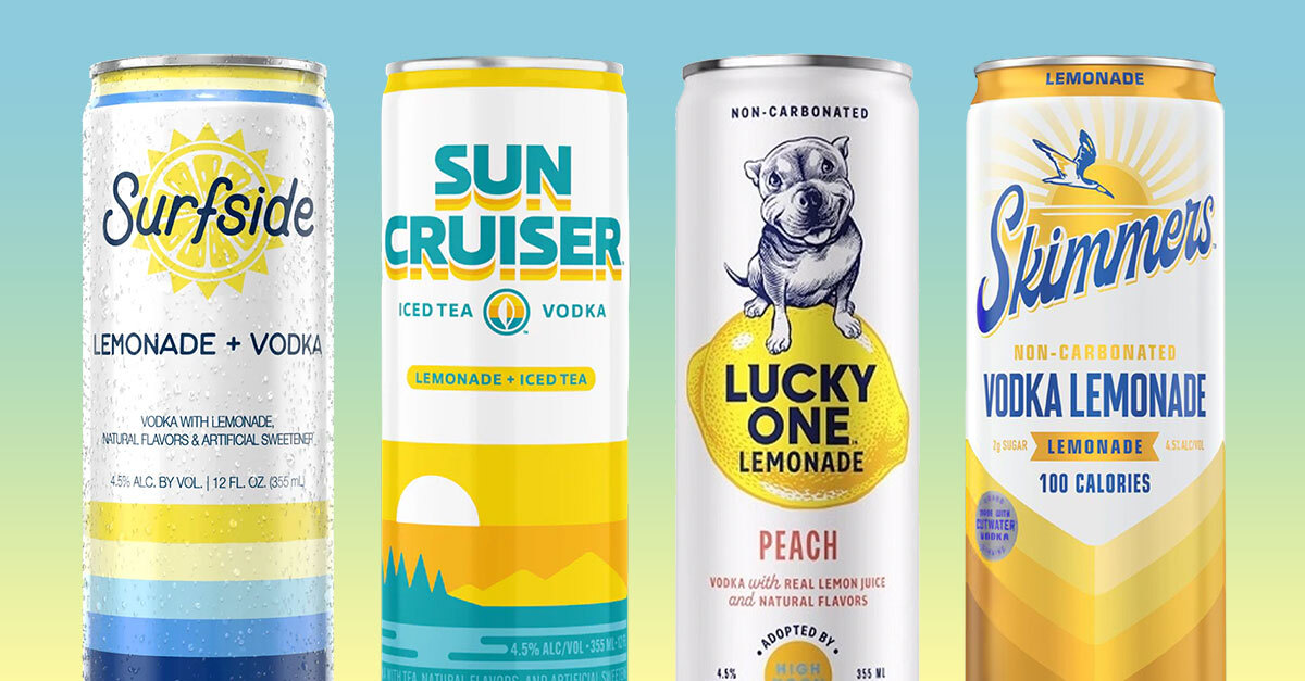Les grandes sociétés de boissons parient la boisson de l'été… la limonade de vodka en conserve