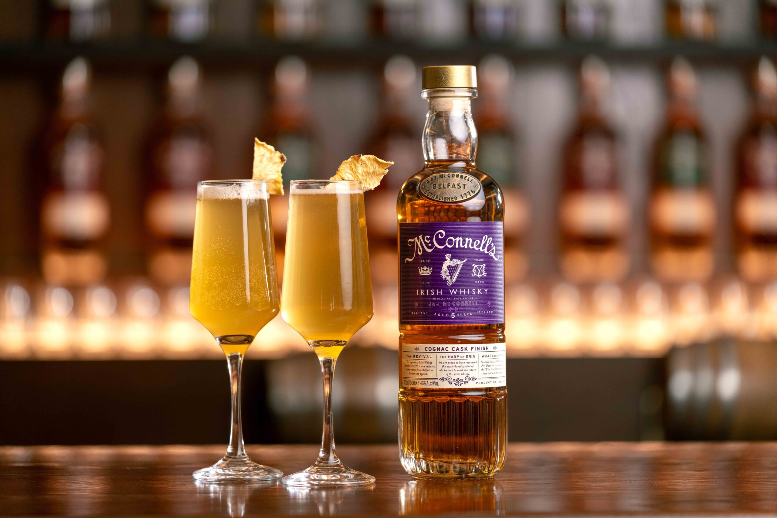 Le whisky irlandais de McConnell termine une série de 5 ans avec Cognac Cask Finish