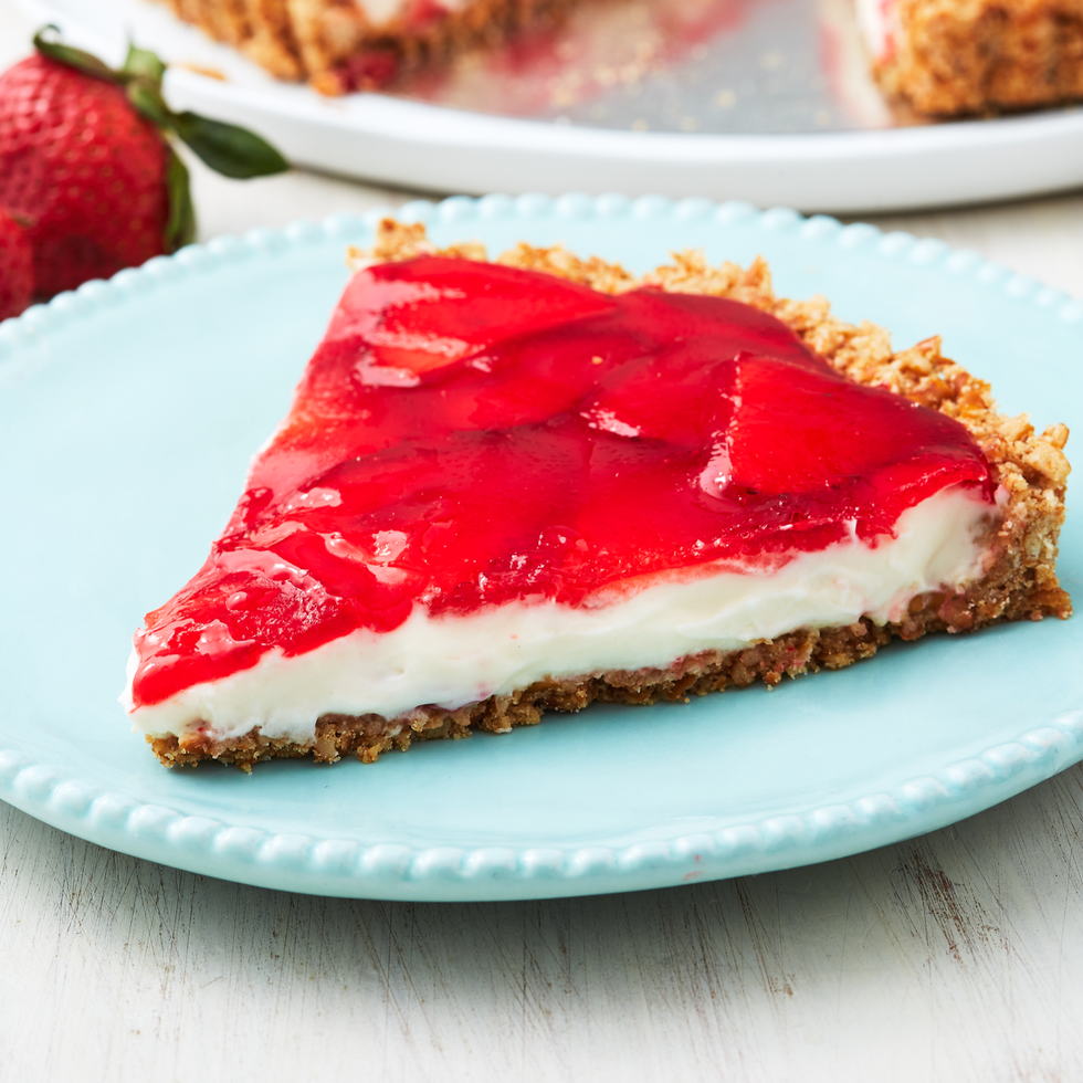 Tarte à la fraise-interprète tarte à bretzel aux fraises