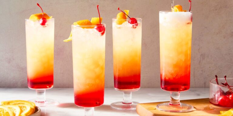 Meilleure recette étincelante de Tequila Sunrise