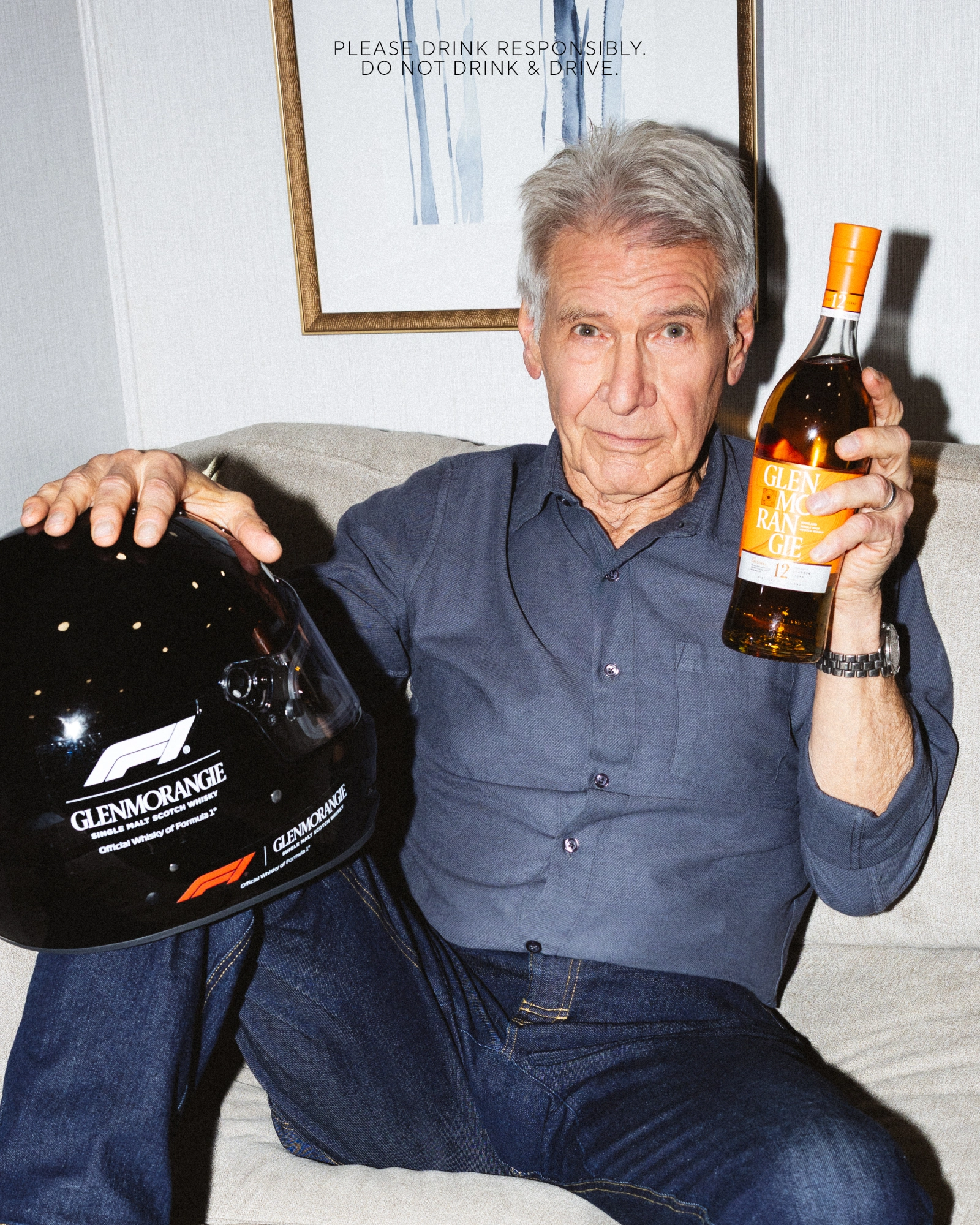 "Nice": Harrison Ford annonce Glenmorangie en tant que whisky officiel de Formule 1