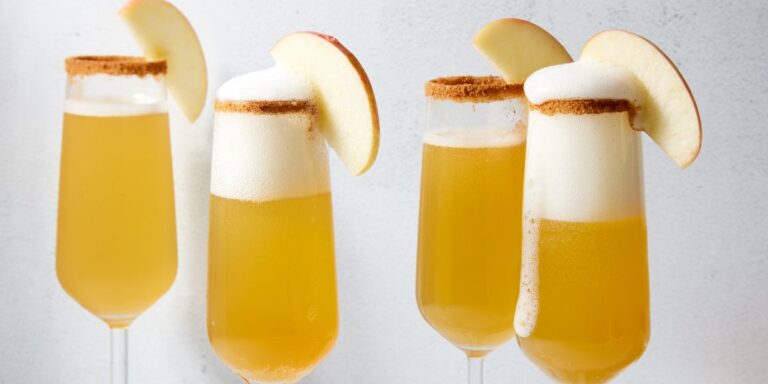Meilleure recette de mimosas de cidre de pomme
