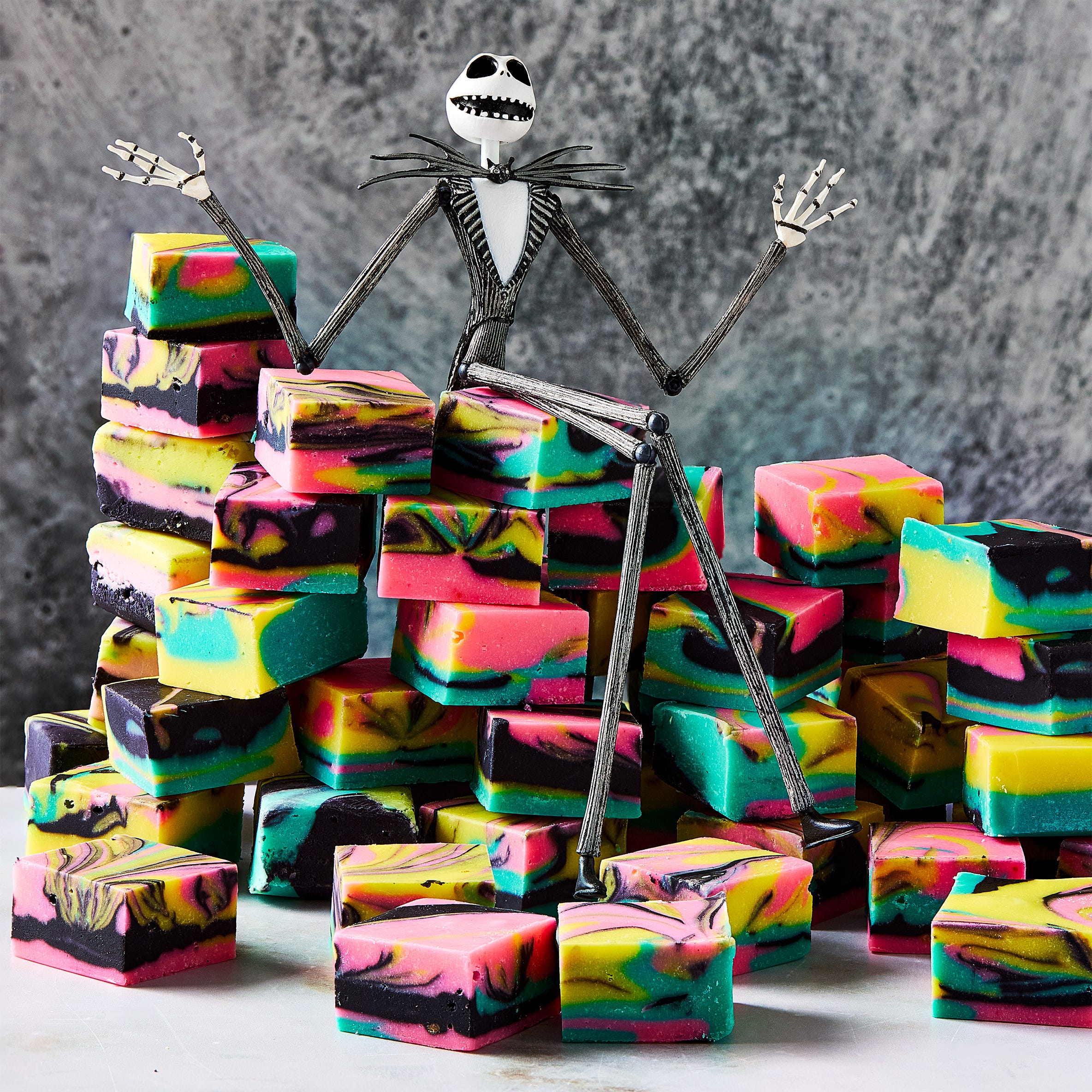 Fudge de l'Étrange Noël de Monsieur Jack fudge tourbillonné arc-en-ciel