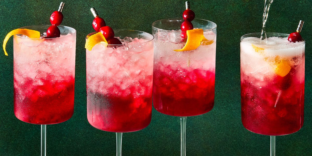 Meilleure recette de spritz à la sauce aux canneberges