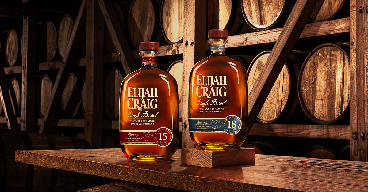Elijah Craig lance le premier bourbon single-barrel de 15 ans à 108 Proof