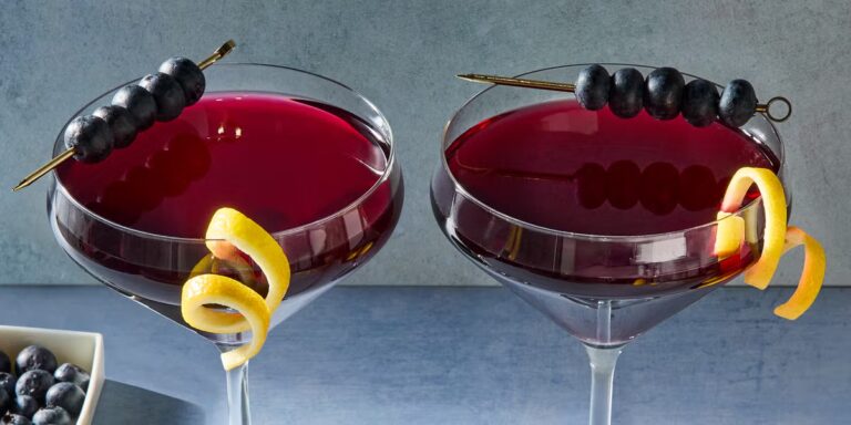 Meilleure recette de Martini citron-myrtille
