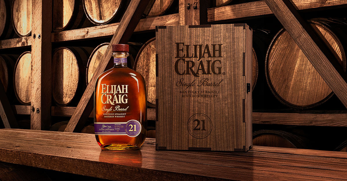 Elijah Craig ajoute du bourbon de 21 ans à sa gamme de barils uniques