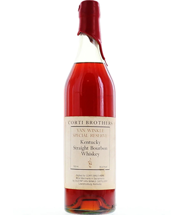 Old Rip Van Winkle 'Van Winkle Special Reserve' Corti Brothers 19 ans d'âge Straight Bourbon Whisky est l'un des bourbons les plus chers au monde.