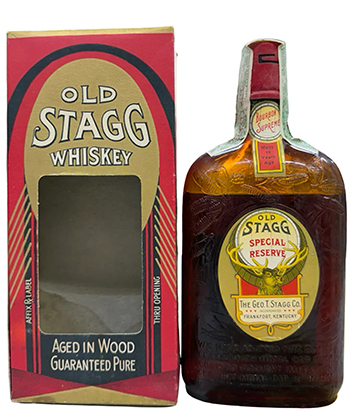 Le whisky bourbon droit Old Stagg 19 ans d'âge est l'un des bourbons les plus chers au monde.