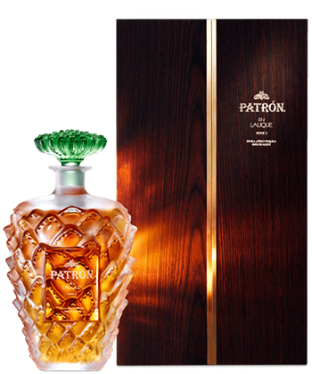 Patrón Limited Edition En Lalique Serie 3 Tequila Extra Añejo est l'une des tequilas les plus chères au monde.